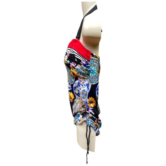 Fantasie Lascari Sized-Cup Bandeau Swimsuit Size 34D Multicolor Medallion floral - Picture 4 of 12